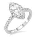 Marquise Shape Diamond Engagement Ring