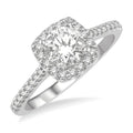 LysLuxOra 14K White Gold Diamond Ring