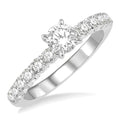 Round Shape Endless Embrace Semi-Mount Diamond Engagement Ring