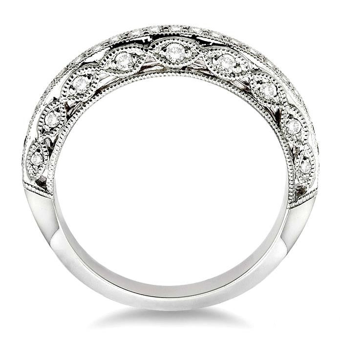 Calypso Crown Poise Diamond Wedding Band