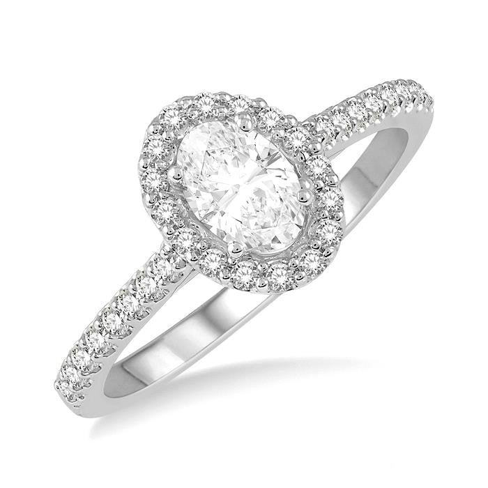 Oval Shape Diamond Engagement Ring