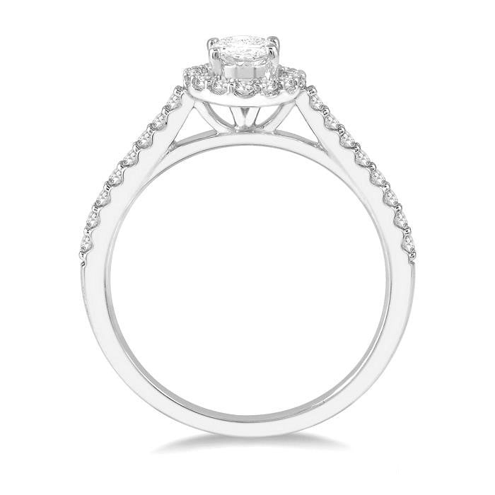 Oval Shape Diamond Engagement Ring