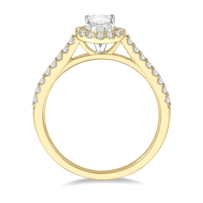 Iris Keepsake Diamond Semi-Mount Ring