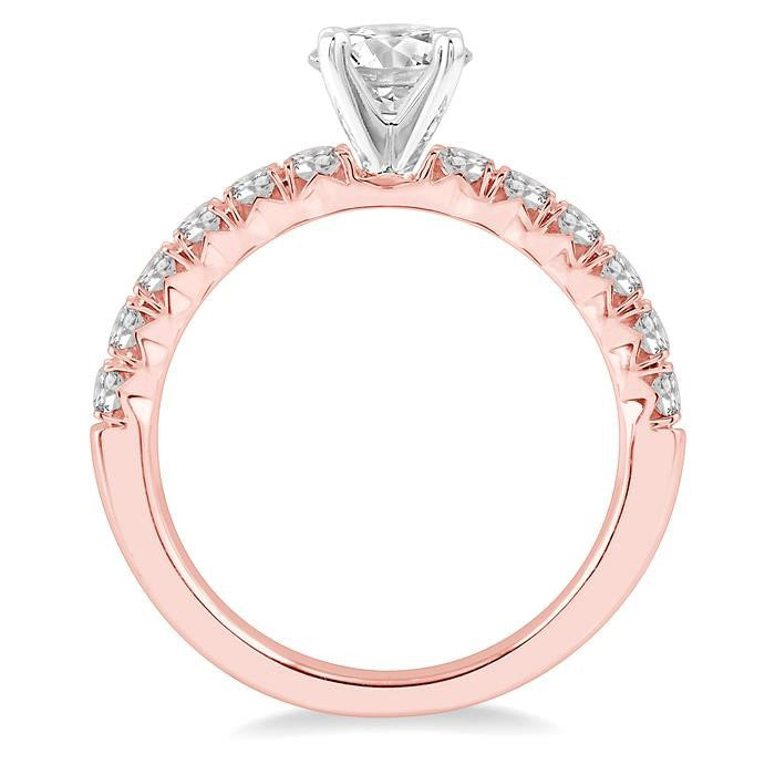 Round Shape Endless Embrace Diamond Engagement Ring
