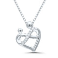 Silver Mother & Child Pendant