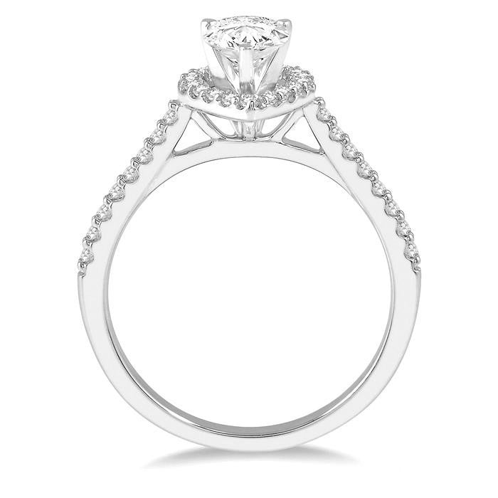 Pear Shape Diamond Engagement Ring
