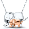 Dual Elephan Pendant