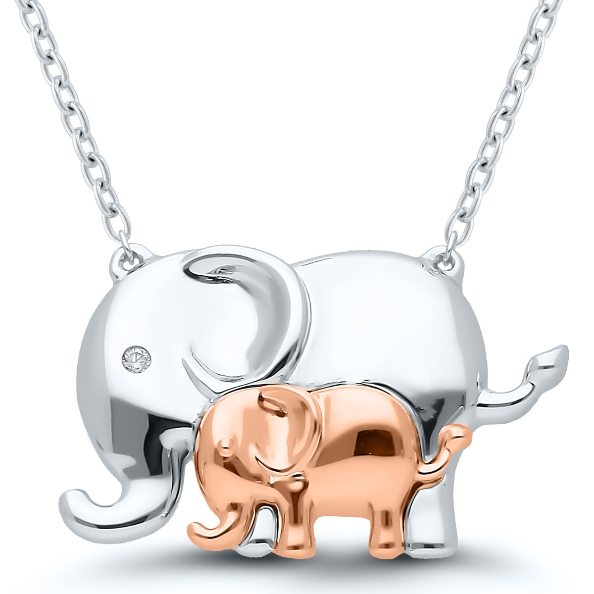 Dual Elephan Pendant