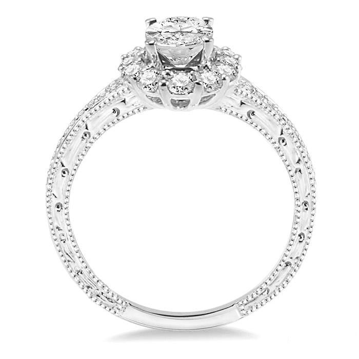 Oval Shape Diamond Engagement Ring