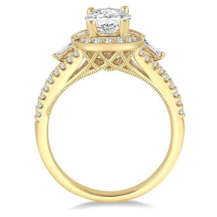Rain Diamond Semi-Mount Ring