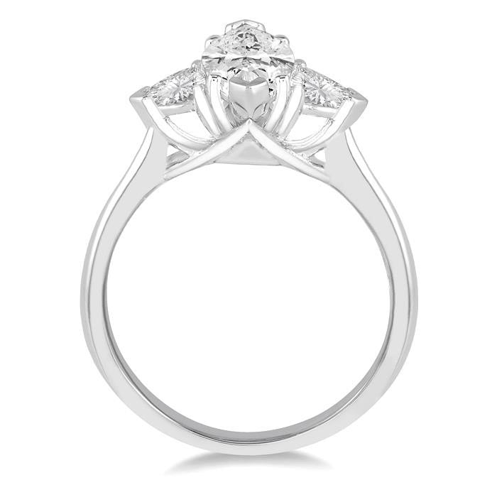 Marquise Shape Diamond Engagement Ring