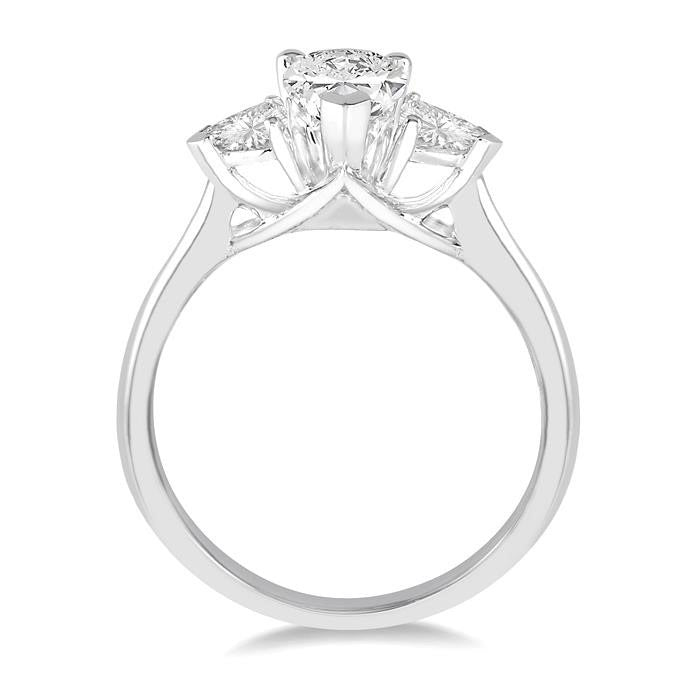 Pear Shape Diamond Engagement Ring
