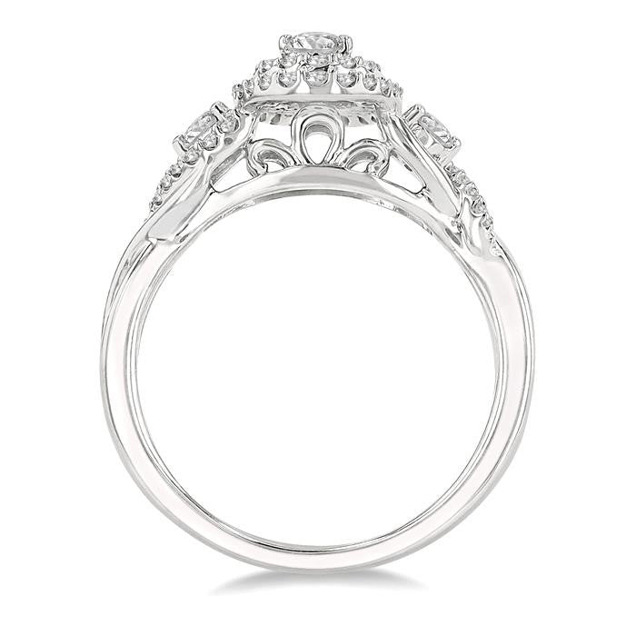 Indra Grace Diamond Semi-Mount Ring