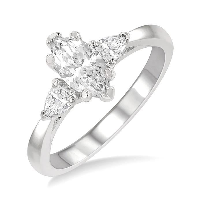 Marquise Shape Diamond Engagement Ring