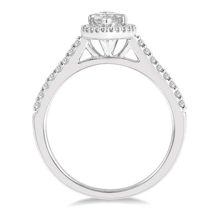 Marquise Shape Diamond Engagement Ring