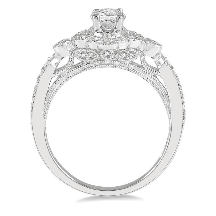Oval Shape Diamond Engagement Ring