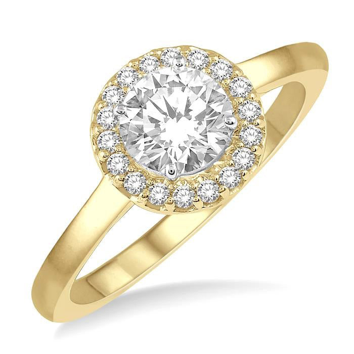 Oracle Silhouette Diamond Semi-Mount Ring