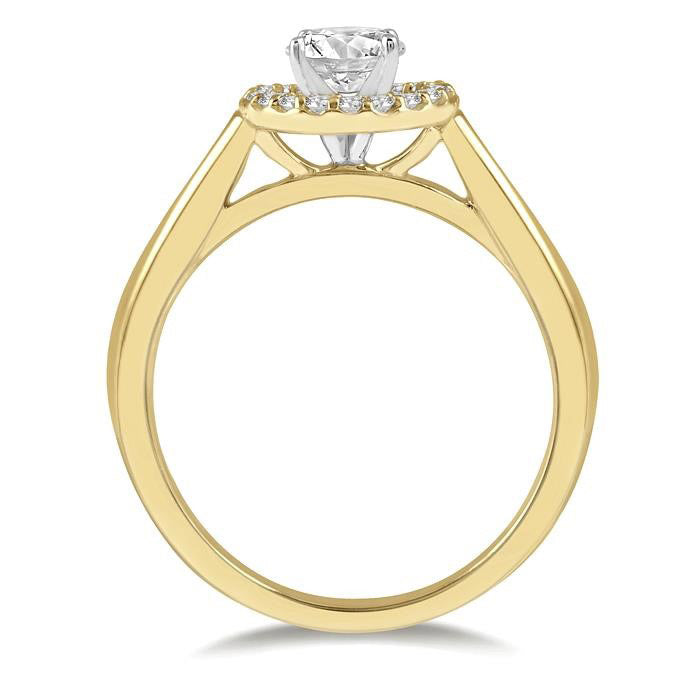 Oracle Silhouette Diamond Semi-Mount Ring
