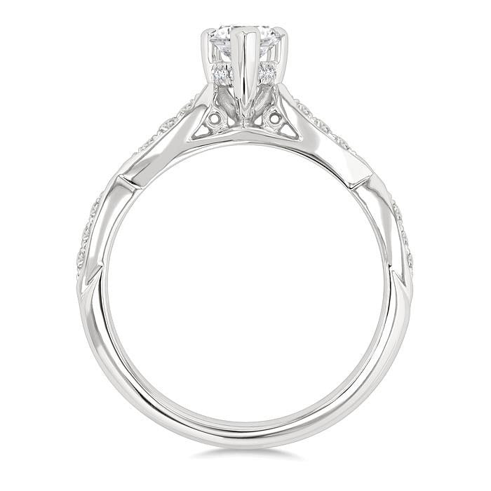 Pear Shape Diamond Engagement Ring