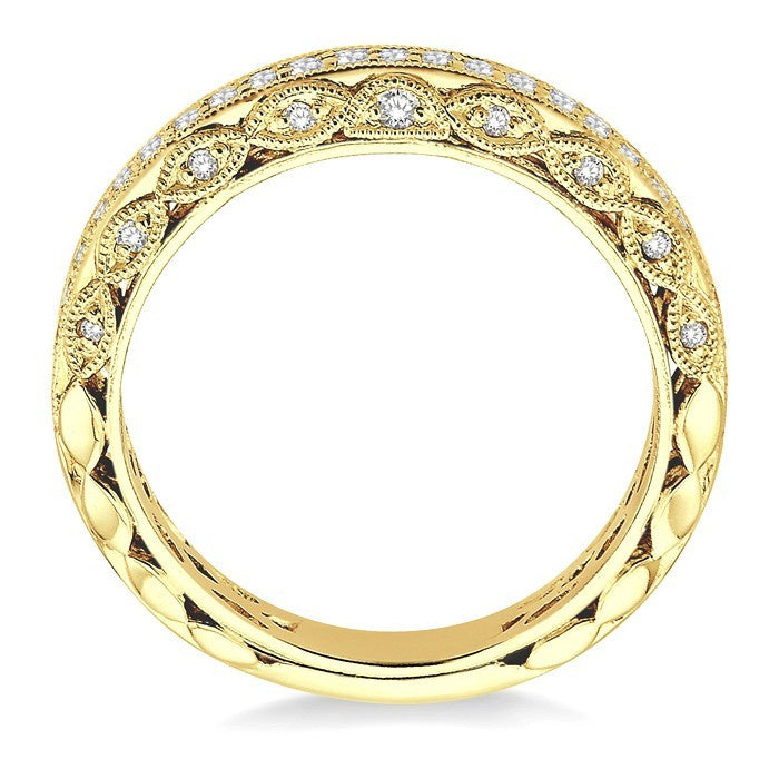 3/8 Ctw Diamond Matching Wedding Band in 14K Yellow Gold