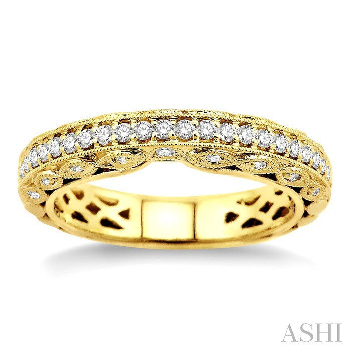 3/8 Ctw Diamond Matching Wedding Band in 14K Yellow Gold