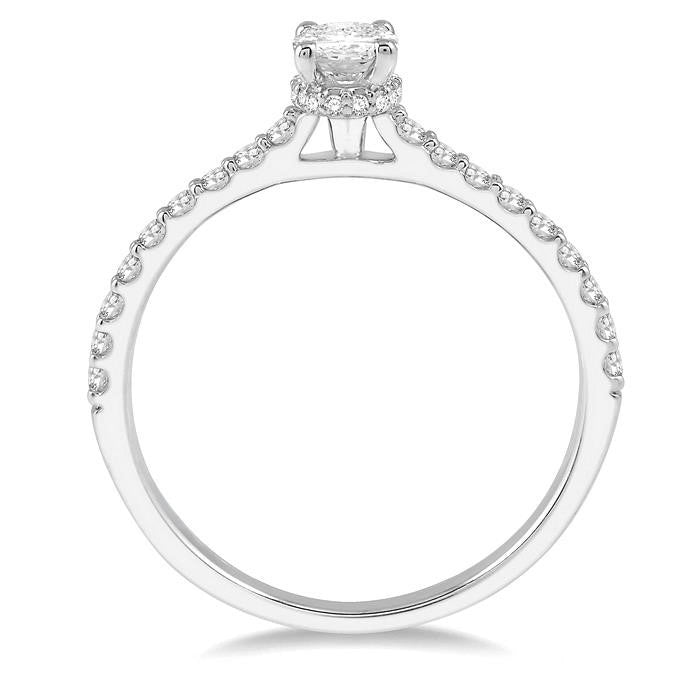 Oval Shape Diamond Engagement Ring