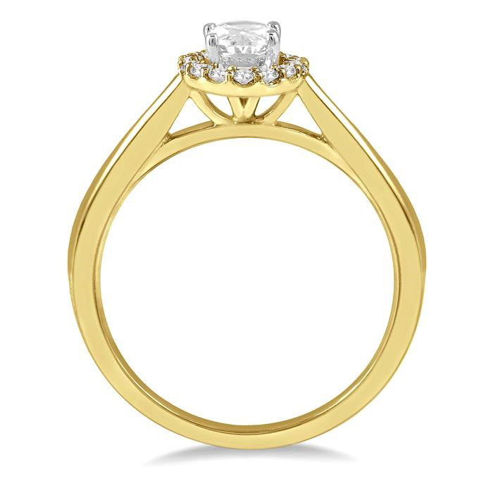 Whisper Keepsake Diamond Semi-Mount Ring