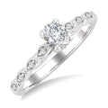 Oval Shape Semi-Mount Diamond Engagement Ring
