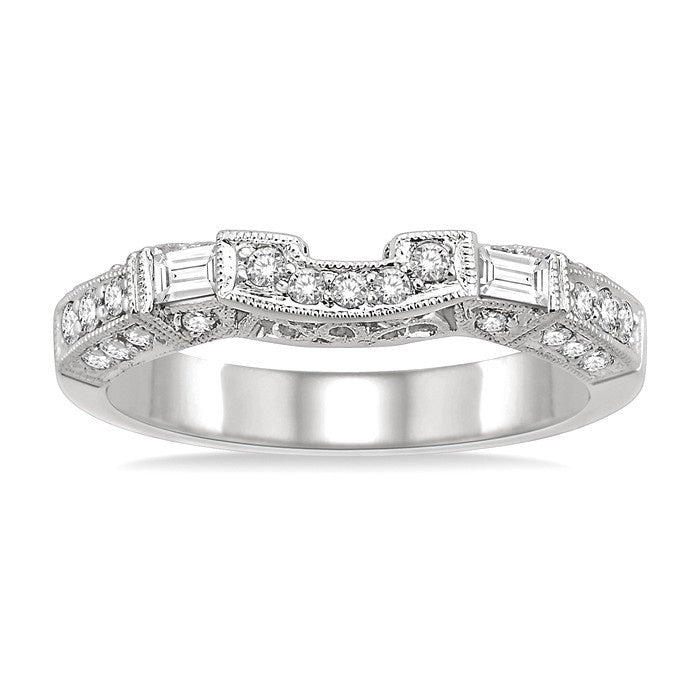 3/8 Ctw Diamond Matching Wedding Band in 14K White Gold