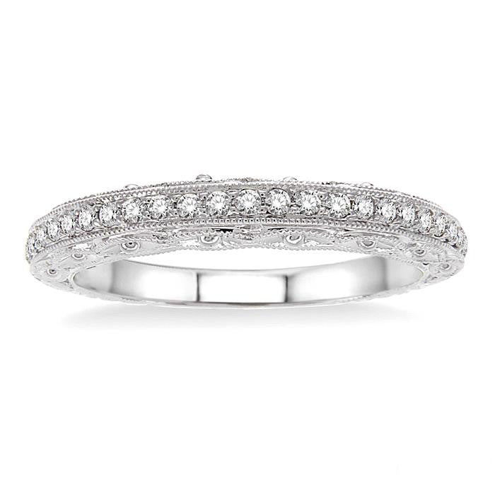 Luminara Halo Zenith Diamond Wedding Band