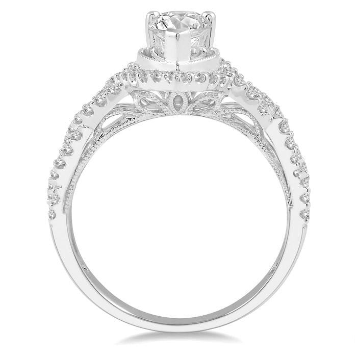 Pear Shape Diamond Engagement Ring