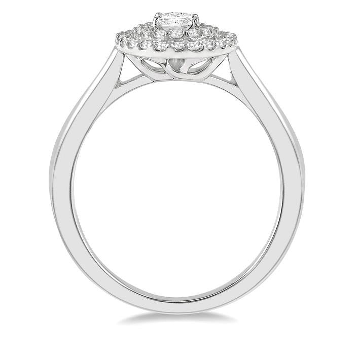 Oval Shape Diamond Engagement Ring
