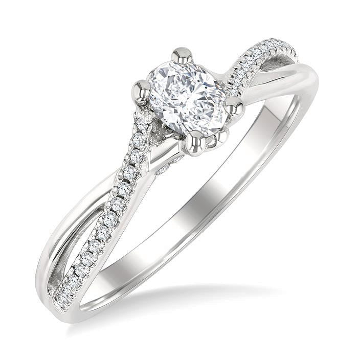 Oval Shape Diamond Engagement Ring
