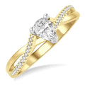 Pear Shape Diamond Engagement Ring