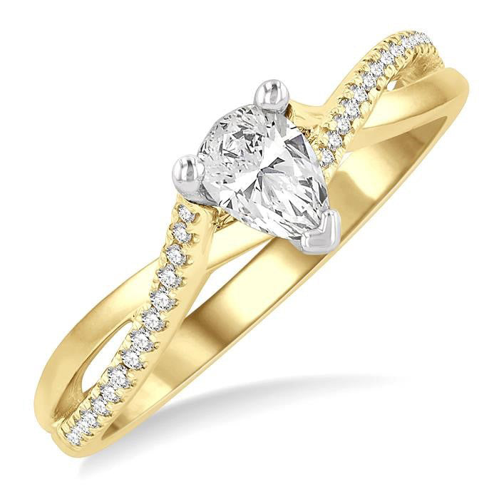 Xipe Keepsake Diamond Semi-Mount Ring