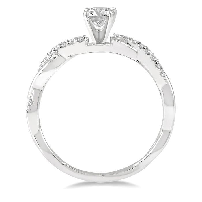 Round Shape Diamond Engagement Ring