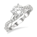 Valkyrie Lattice Signature Diamond Semi-Mount Ring
