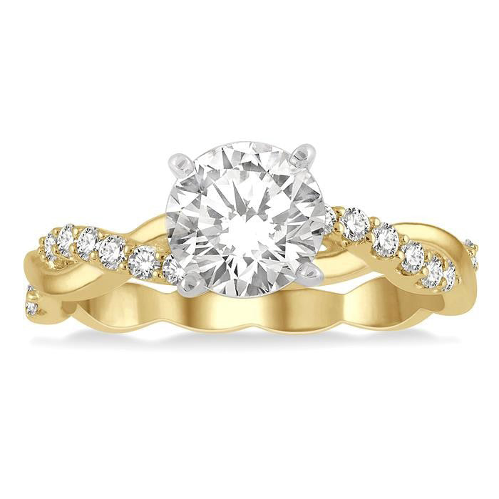 Brook Radiance Diamond Semi-Mount Ring
