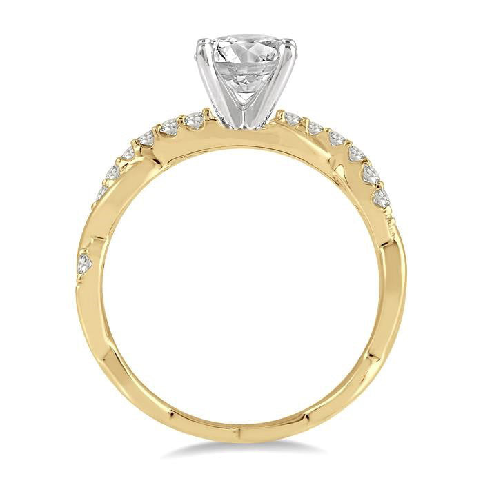 Brook Radiance Diamond Semi-Mount Ring