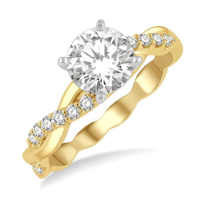 Aurorae Signature Diamond Semi-Mount Ring