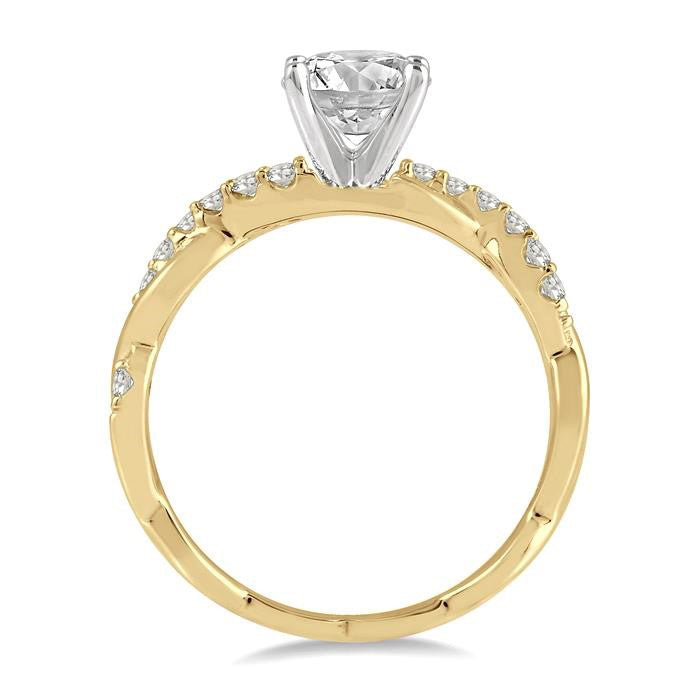 Aurorae Signature Diamond Semi-Mount Ring