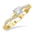 Kali Arc Diamond Semi-Mount Ring