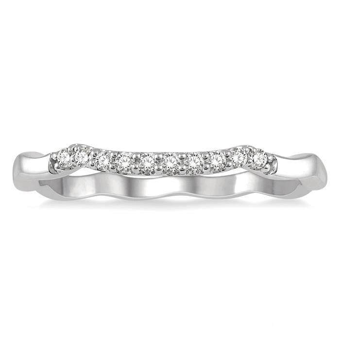 Celestia Halo Eclipse Diamond Wedding Band