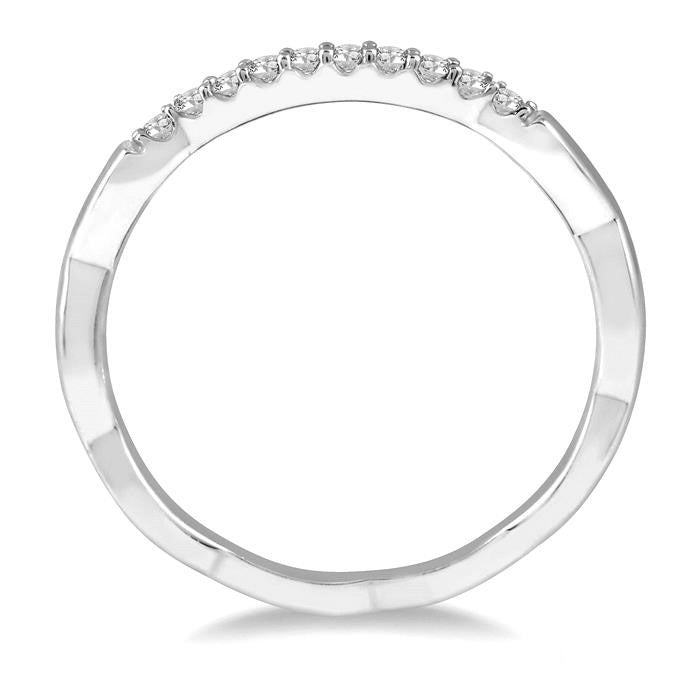 Celestia Halo Eclipse Diamond Wedding Band