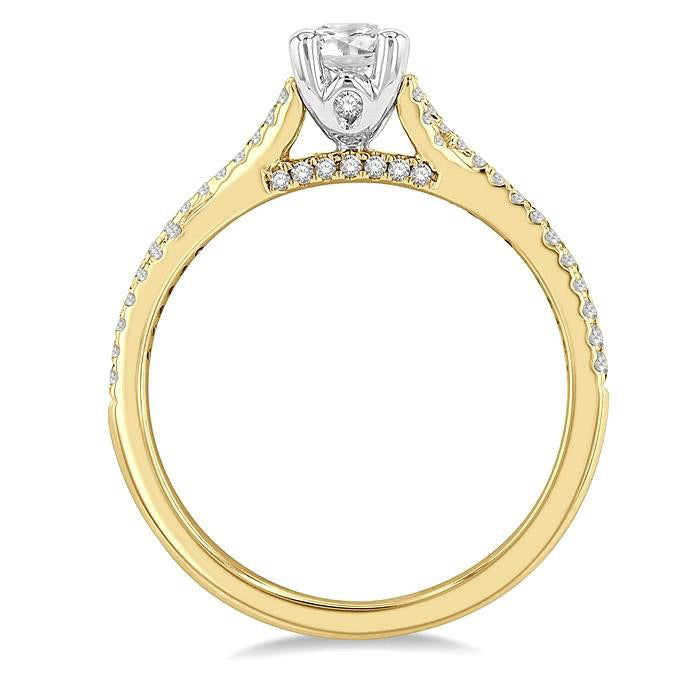 Trillium Trinity Diamond Semi-Mount Ring