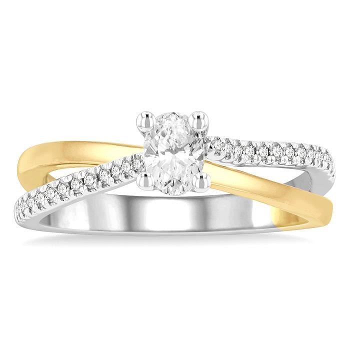 Oval Shape Diamond Engagement Ring