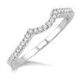 1/8 Ctw Diamond Matching Wedding Band in 14K White Gold