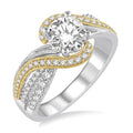 Lucent Sapphire Diamond Semi-Mount Ring