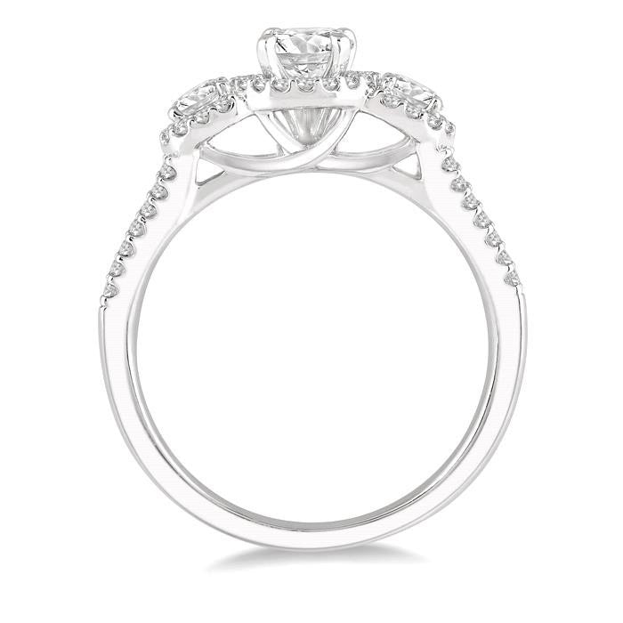 Radiance 14K White Gold Diamond Engagement Ring
