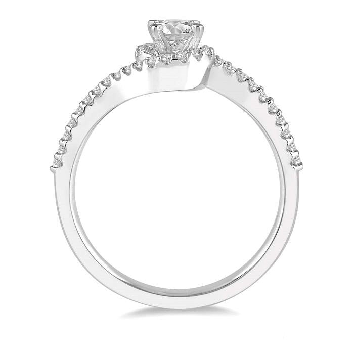 Sage Whisper Diamond Semi-Mount Ring